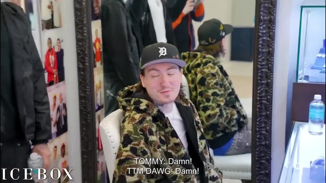 Big flex for the city 💎🌟 #TommyRichman copped a VA chain from #IceBox & says he’s putting on 💯