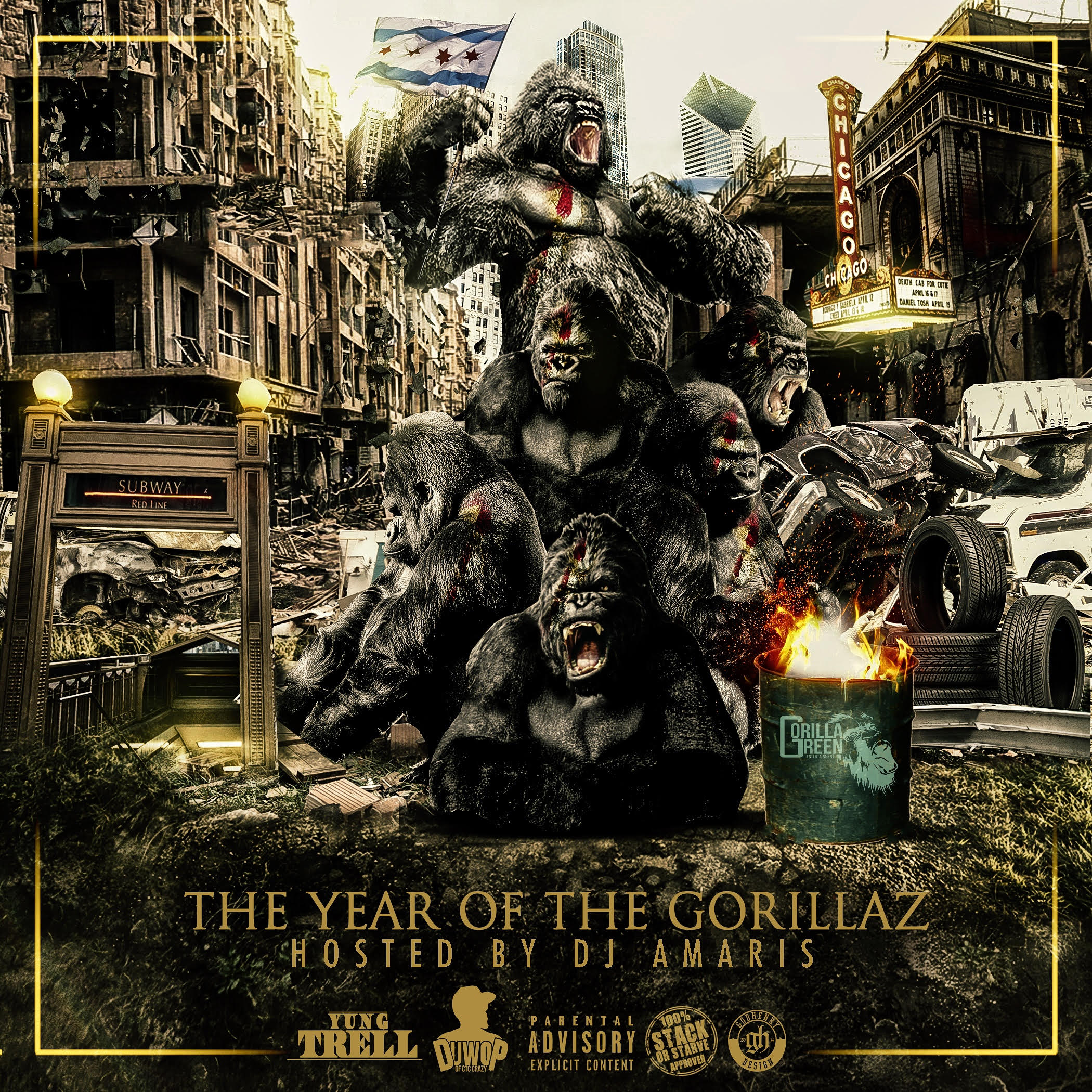Gorilla Green Presents: The Year Of The Gorillaz (Hosted By Dj Amaris)